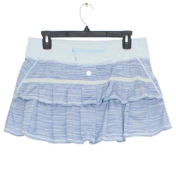 Lululemon Skort Skirt Pleated Tennis Athleisure Sporty Feminine Golf Stripe 8 - Picture 9 of 9